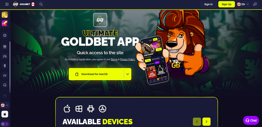 goldbet casino Gameplay