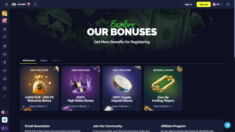 goldbet casino Gameplay