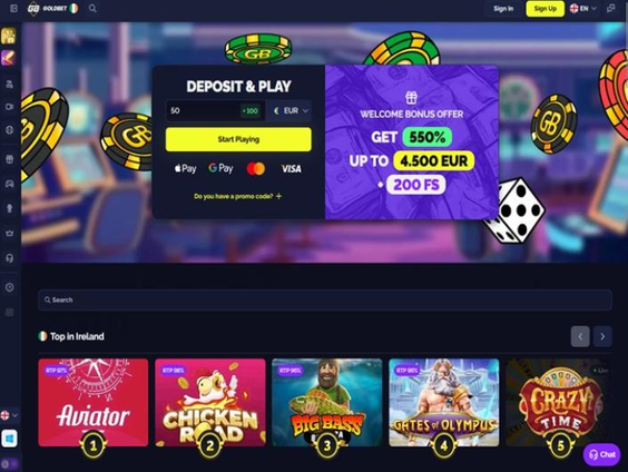 goldbet casino Gameplay